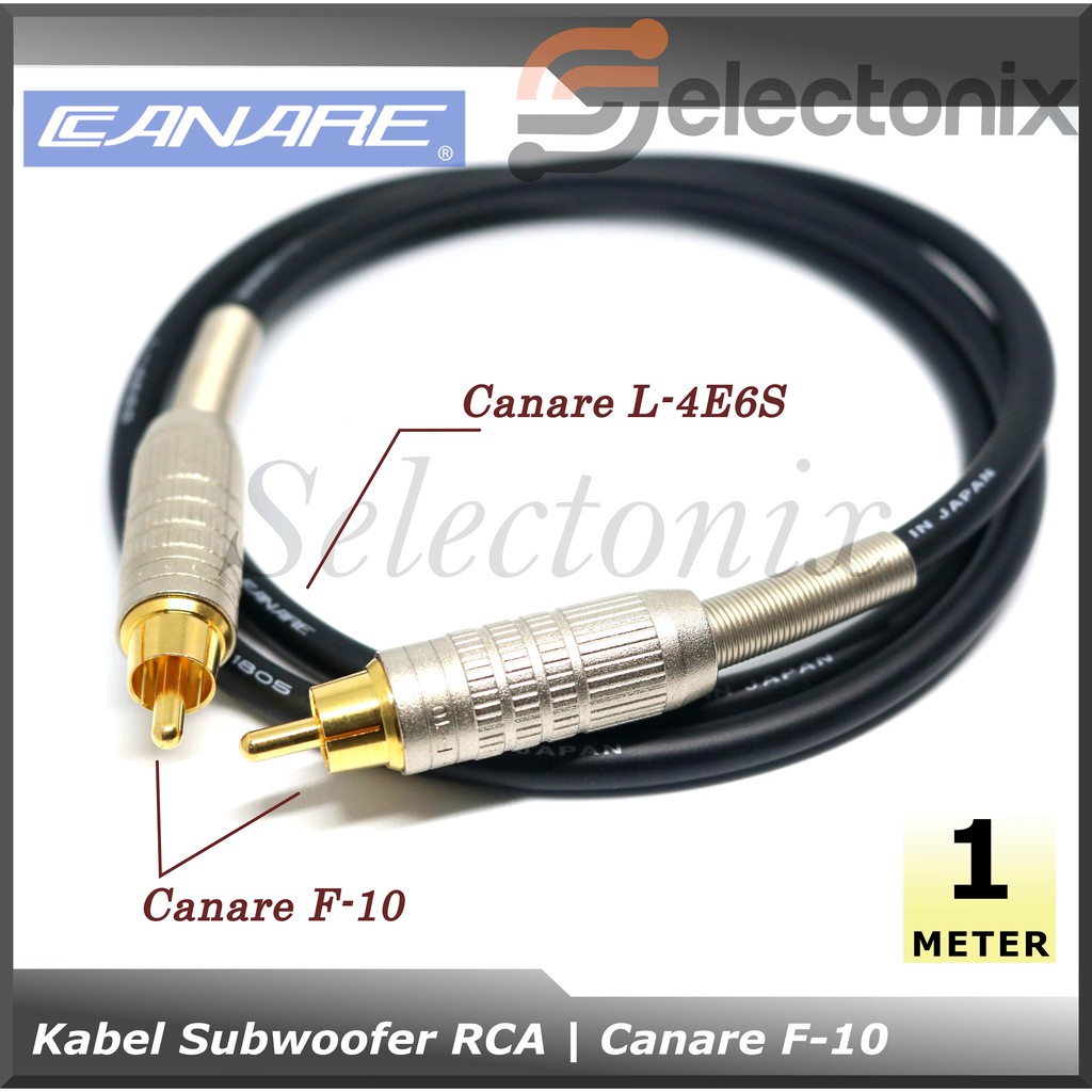 Kabel Subwoofer RCA | Canare F-10 Starquad [1m]