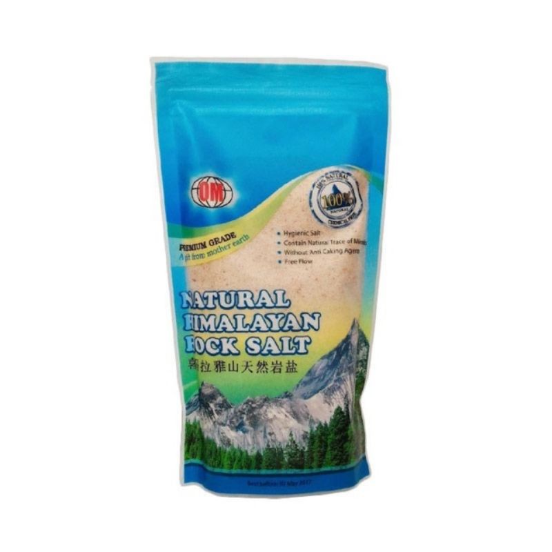 

GARAM HIMALAYA OM NATURAL ROCK SALT PREMIUM GRADE 500g