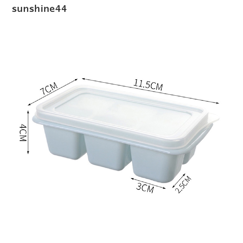 Sunshine Cetakan Es Batu Bahan Silikon Dengan Tutup