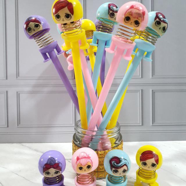 Pen Per/Bolpen Per/Spring doll Pen-PER LOL