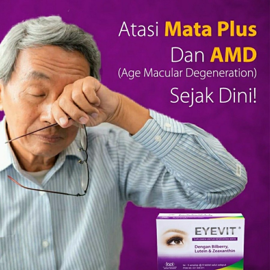 Vitamin Mata Eyevit per Strip isi 6 Tablet