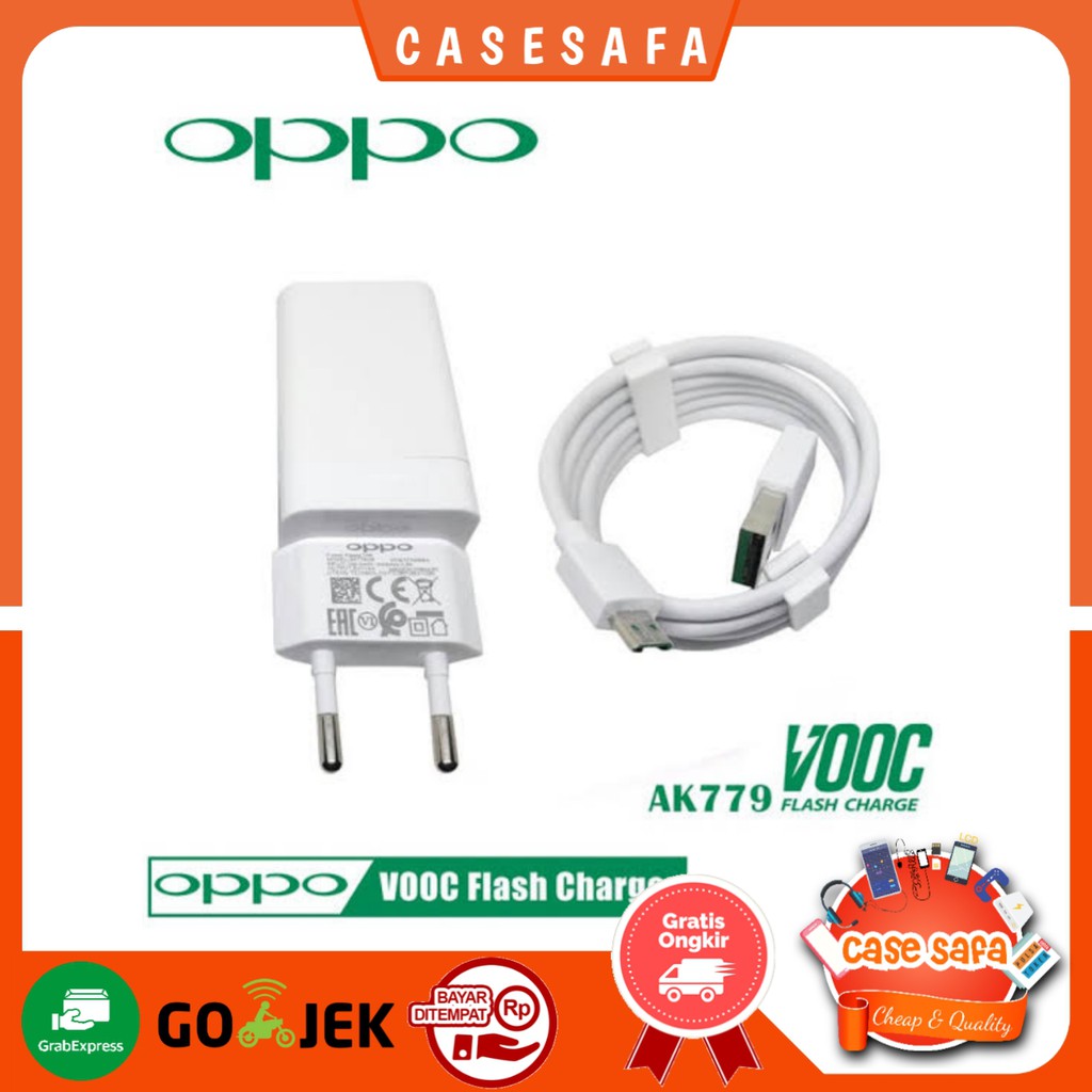 CHARGER HP OPPO VOOC/ CHARGER HANDPHONE OPPO VOOC ORIGINAL 100 % / FAST CHARGER OPPO