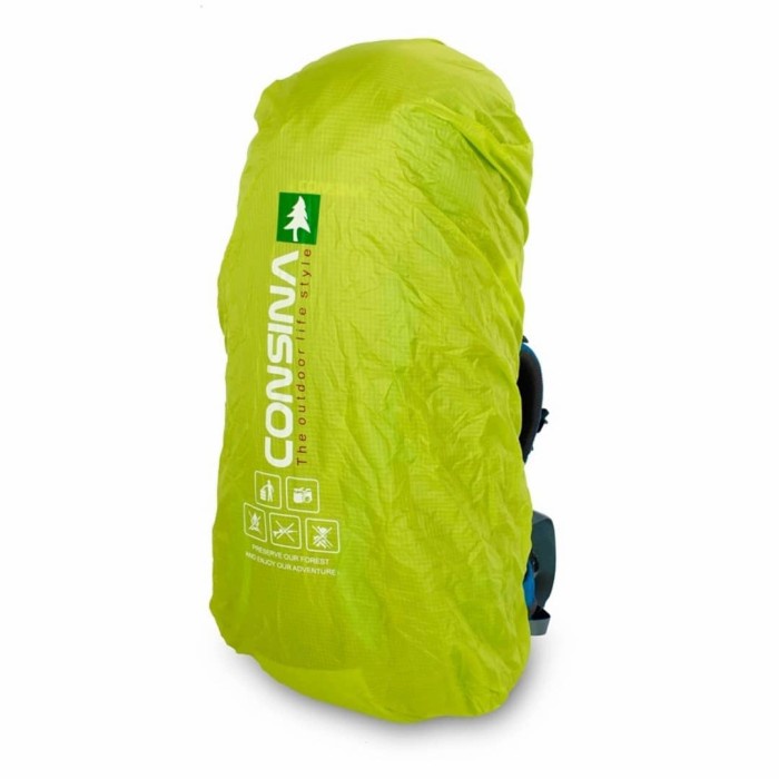 COVER BAG RAIN COVER CARRIER CONSINA 60 LITER - Hijau