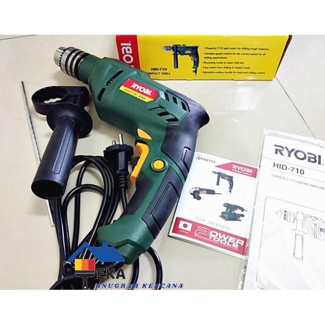 Mesin Bor Bobok Impact Drill Ryobi Set Bor 13Mm Bor Tembok /Bor Beton