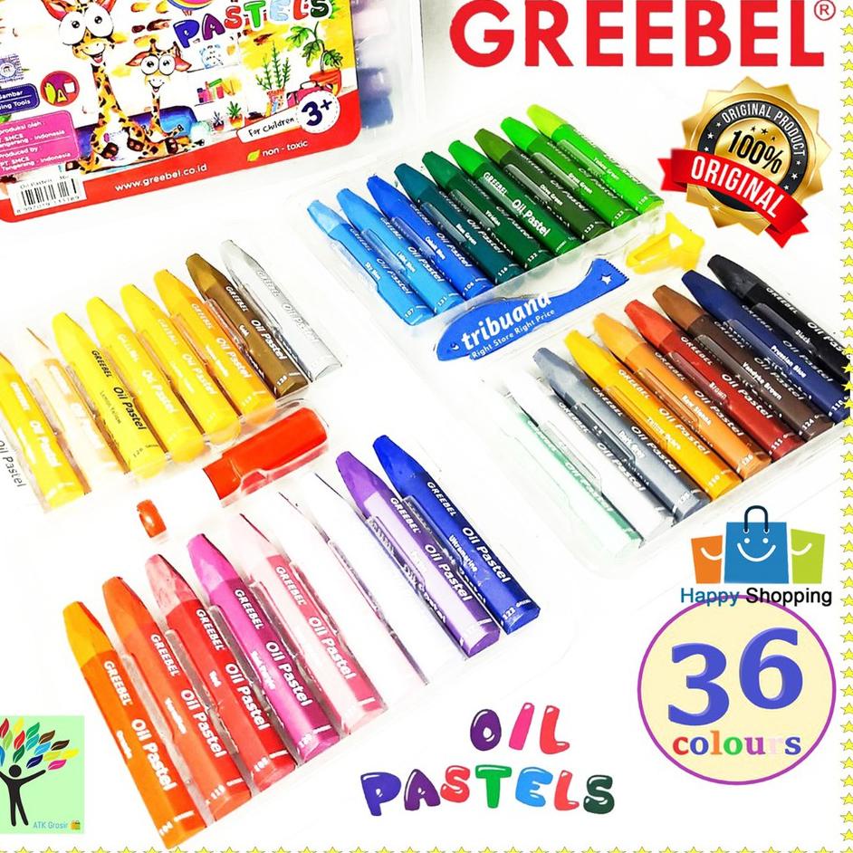 

Flash Sale Crayon / Oil Pastel 36 Warna - GREEBEL