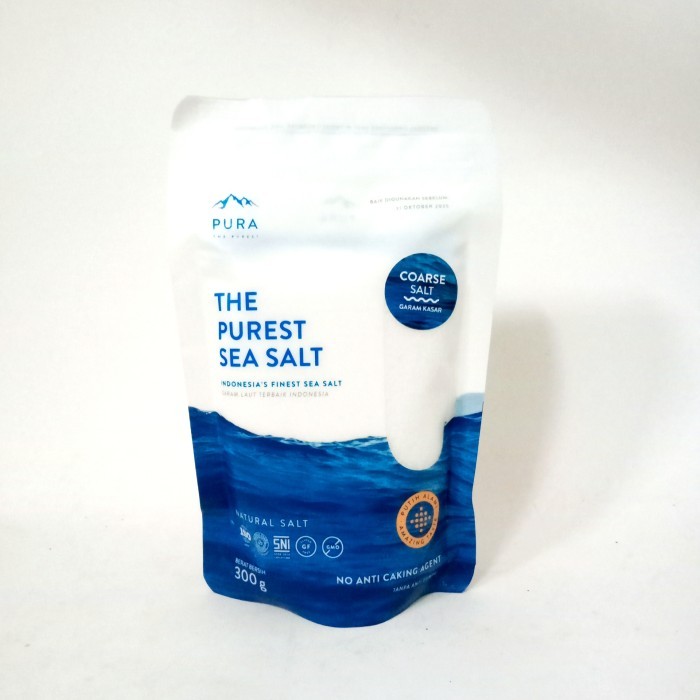 

PURA THE PUREST SEA SALT - COARSE SALT 300 GR - GARAM LAUT PURA