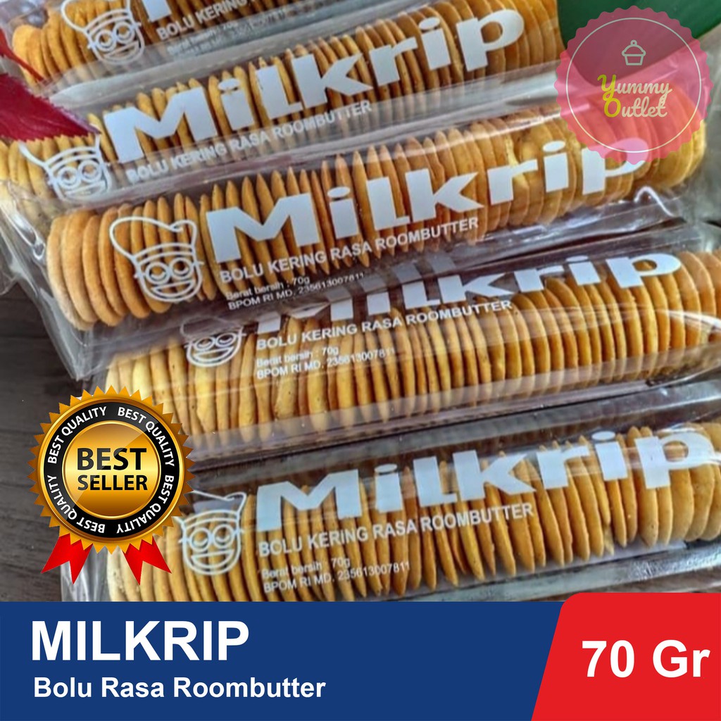 

MILKRIP - BOLU ROOMBUTTER - Legit dan Crispy