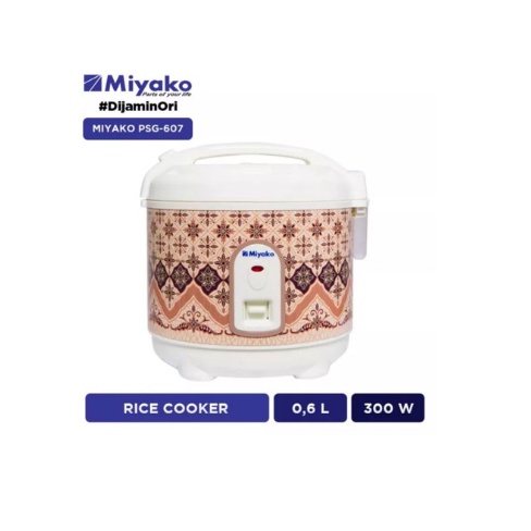 Miyako Multi Cooker 0.63L PSG-607 Rice Cooker Mini PSG 607 / PSG607