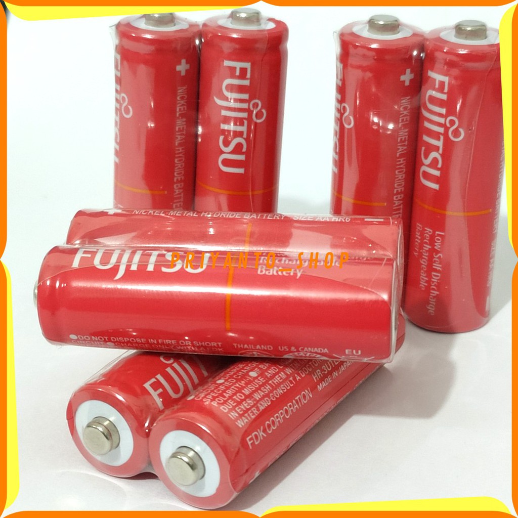 ASLI BATU BATRE BATTERY FUJITSU AA A2 950 mAh RECHARGEABLE 1PCS