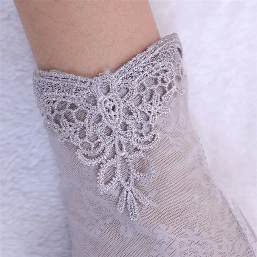 SR60 Sarung tangan Pengantin wanita Wedding gloves Renda tipis Elegan