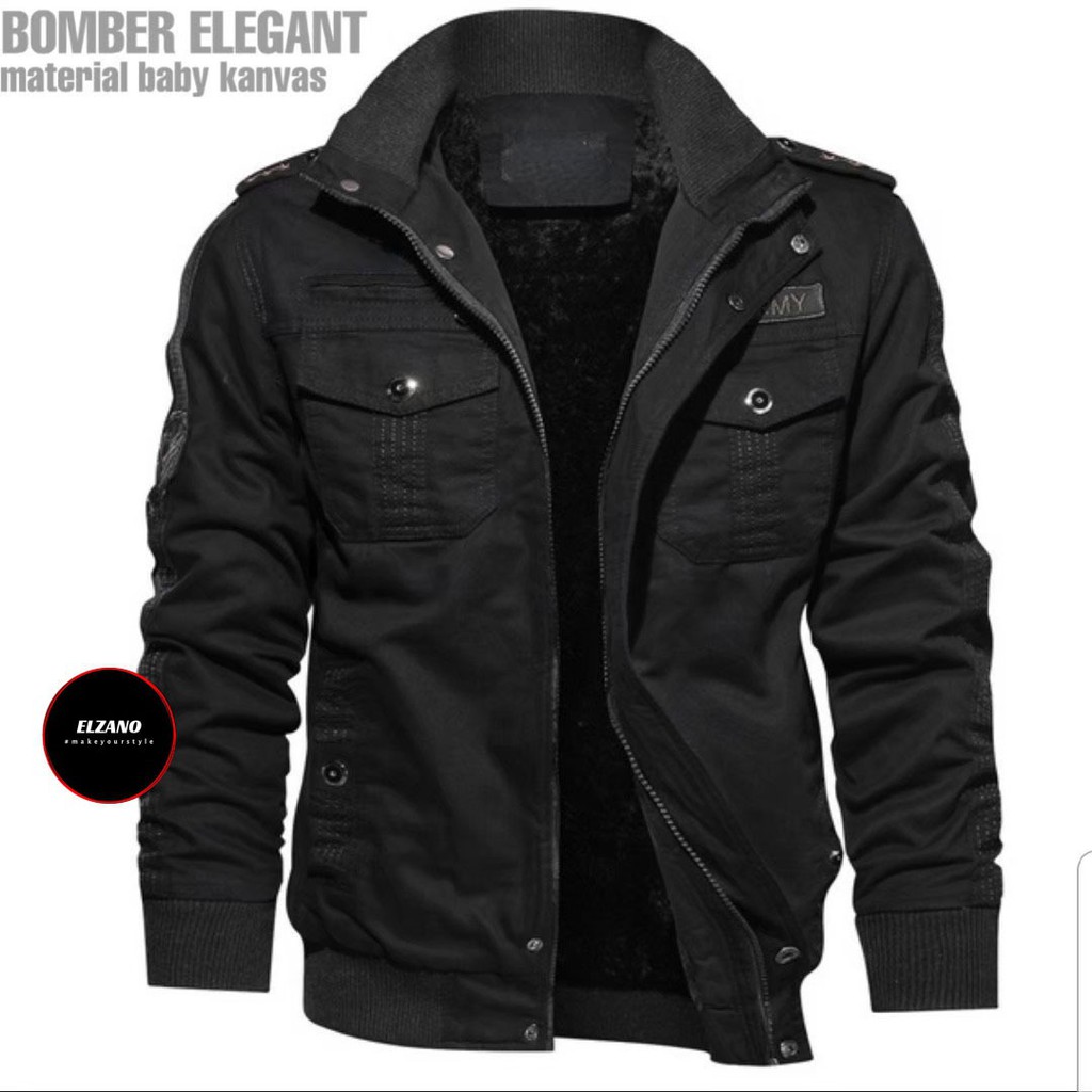 Public - Bomber Elegant - Jaket Bomber Pria