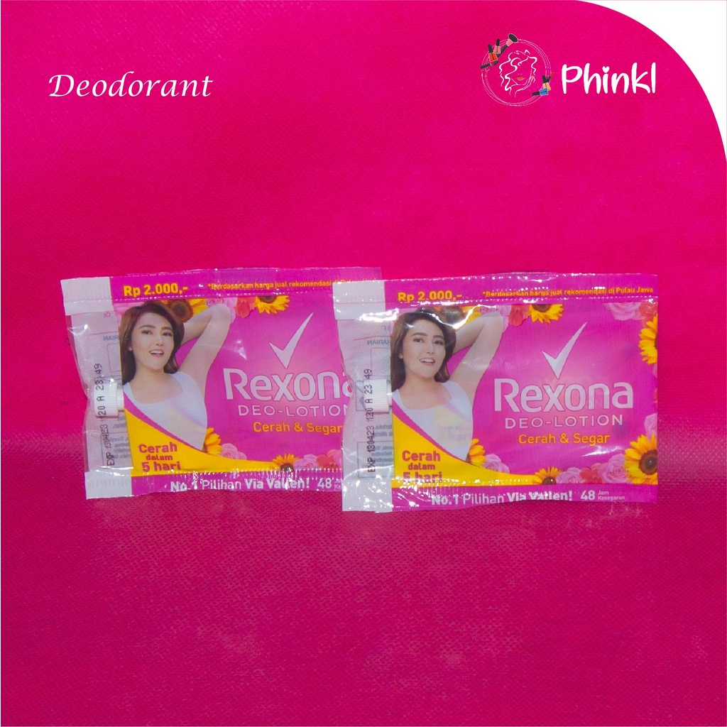 `ღ´ PHINKL `ღ´ Rexona deodorant lotion sachet anti bau badan ketiak wangi