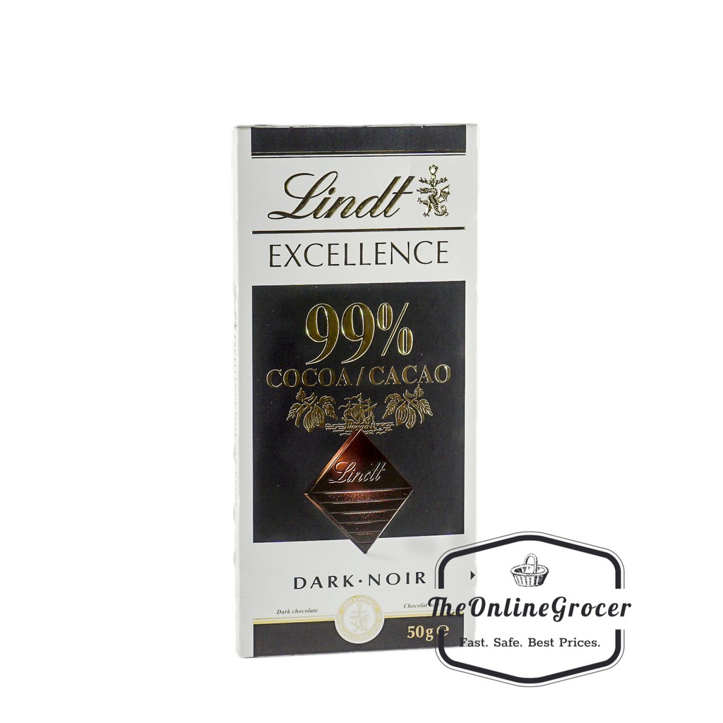 Lindt Excellence Dark Chocolate or Dark Cacao 70% 90% or 99%