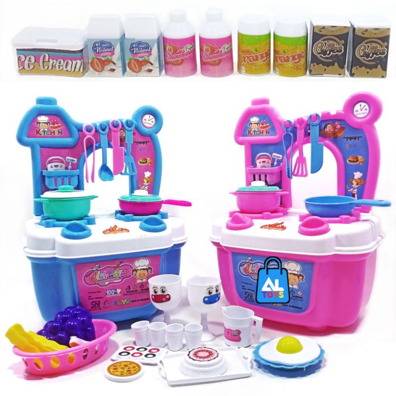 AJ Mainan Anak Perempuan Kompor Masak Masakan Kitchen Set FK103