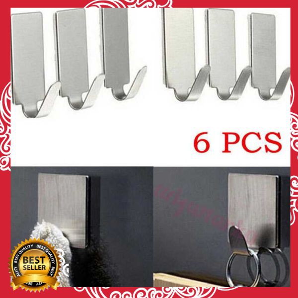 RUIXU Gantungan Serba Guna Adhesive 6 PCS - DWC13F PRT11