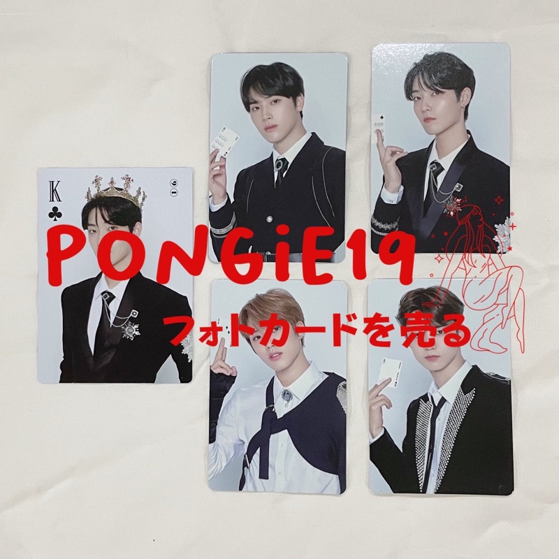 THE BOYZ PHOTOCARD RTK / ROAD TO KINGDOM / PLAYING CARD / TINCASE / KEVIN / HAKNYEON/ Q / JACOB