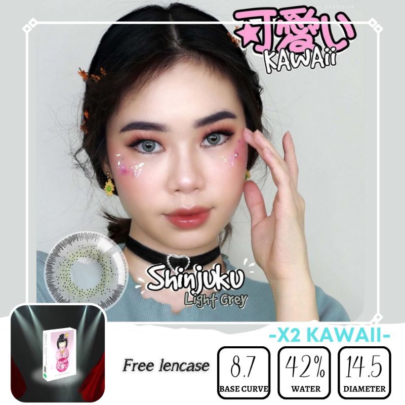 Soflens KAWAII by x2 exoticon / Softlens X2 Kawaii Made in Korea NORMAL/MINES