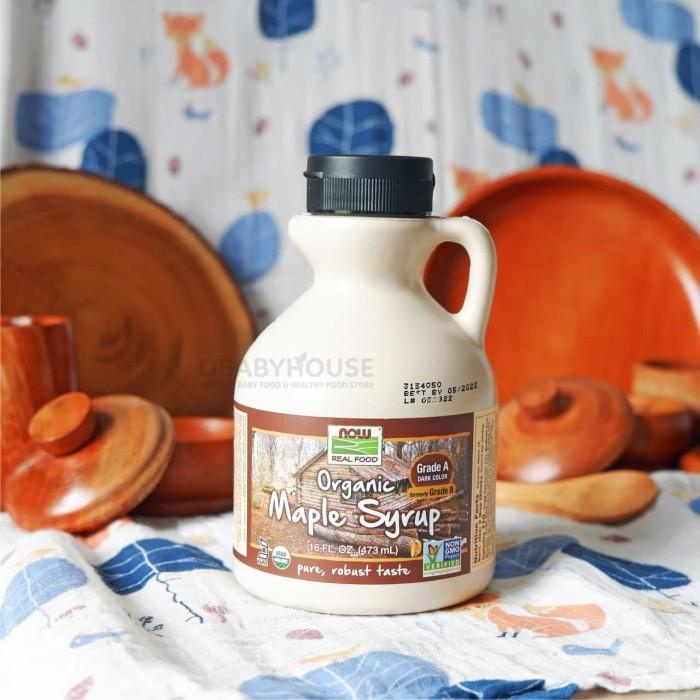 

Nay / Now Real Food Organic Maple Syrup Grade A 473 Ml