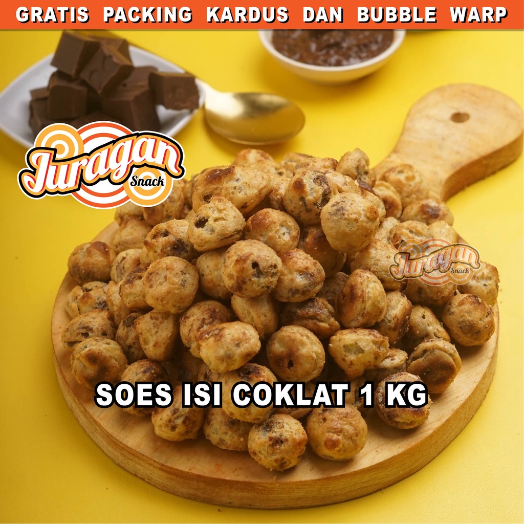 KUE KERING SUS COKELAT 1 KG soes snack kiloan makanan ringan jajanan cemilan camilan manis murah