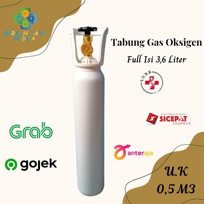 Tabung Oksigen 0,5m3 + Isi