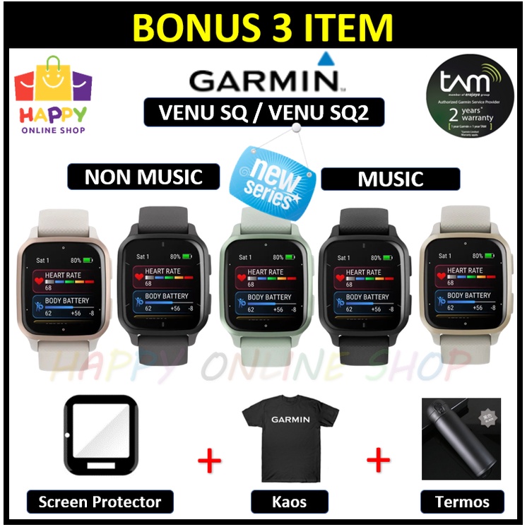 GARMIN Venu SQ Venu SQ 2 Music Non Music