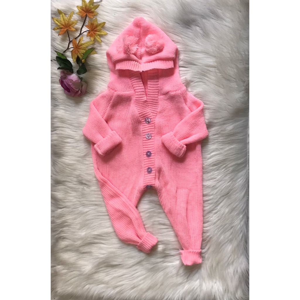 Jumper Rajut Seker Anak Bayi 0-6 bln UNISEX/Baju kodok/Jumper bayi perempuan/Jumper bayi laki-laki