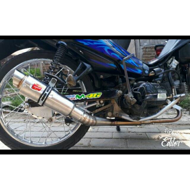 Knalpot cld monster kolong road race jupiter z vega r supra x grand smash shogun revo blade supra125