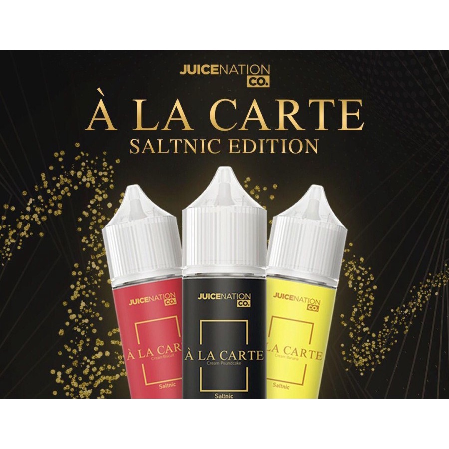 A La Carte Salt Nic 30ML - Liquid Alacarte Ala Carte - SALT 30MG 30ML