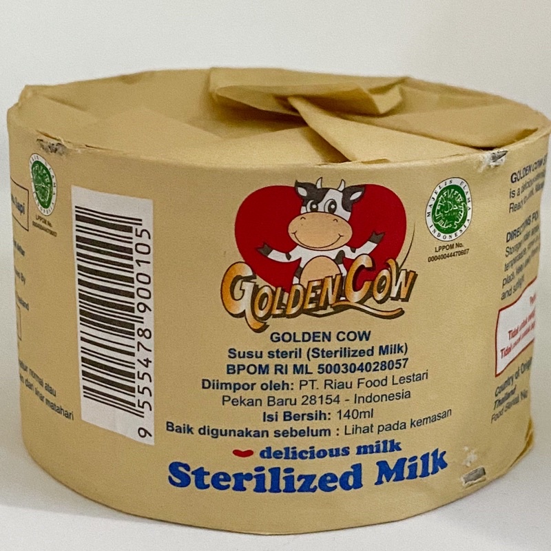 SUSU STERIL GOLDEN COW 140ml