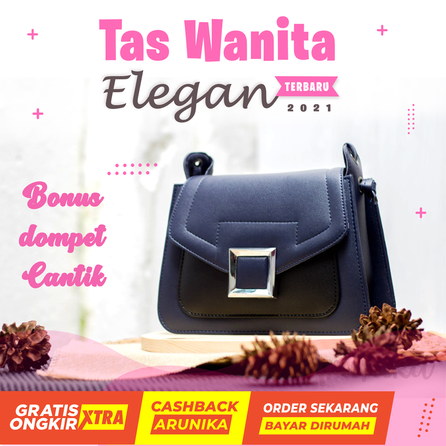 AR001CLA Tas Kondangan Wanita Elegan Pengajian Undangan Pesta Ibu Terbaru Kantor Jinjing Import Bata