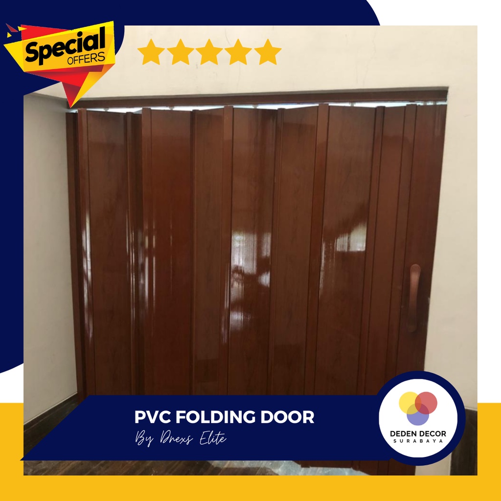 Penyekat Ruangan Minimalis - PVC Folding Door Surabaya Dnexs Elite