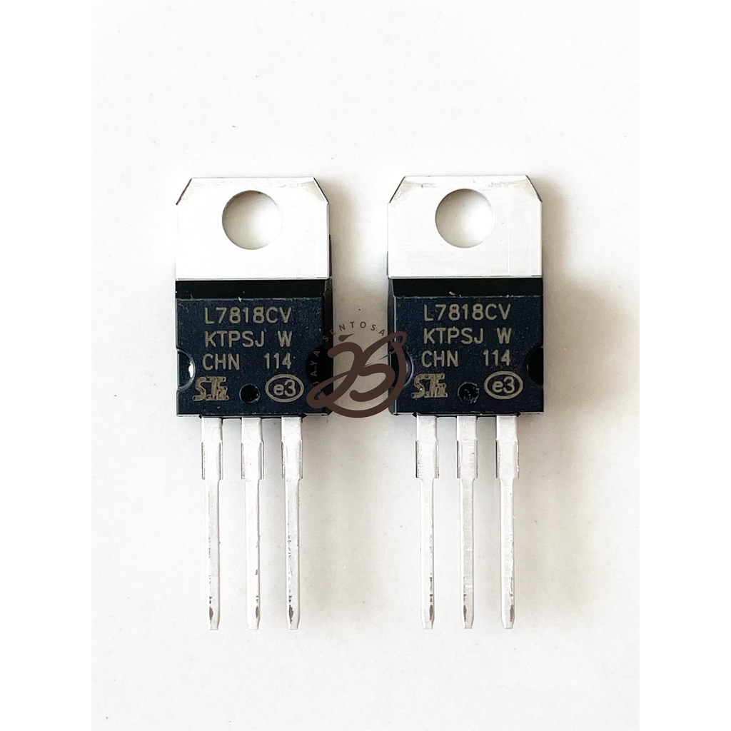 L7818 (1buah) VOLTAGE REGULATOR TRANSISTOR L7818CV L 7818 KWALITAS BAGUS