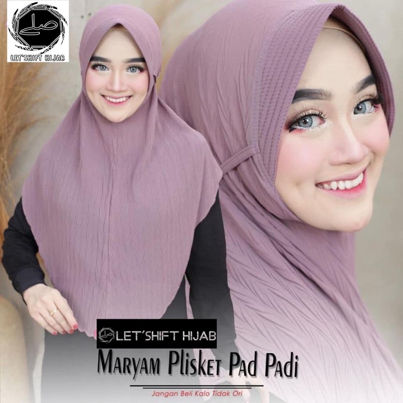 BERGO MARYAM PET PLISKET PADI/ BERGO MARYAM PLISKET/PLISKET PADI PED DAN POLOS