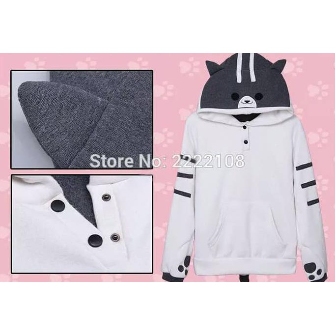 KUALITAS BAGUS JAKET HOODIE NEKO ATSUME KEKINIAN