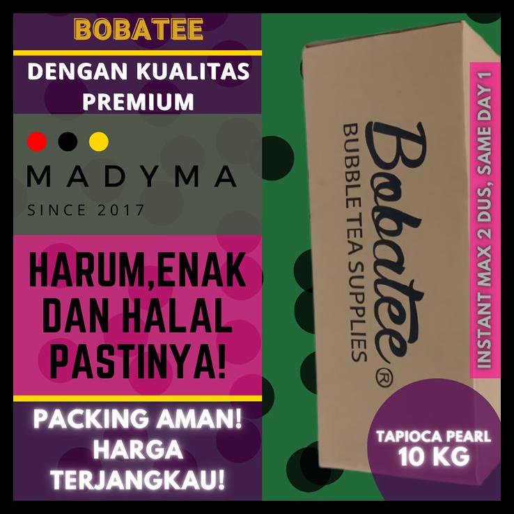 

TERBARUU!! [Khusus Gojek/Grab] Bobatee Tapioka Pearl / Tapioca Bubble 1 Karton TERBARU