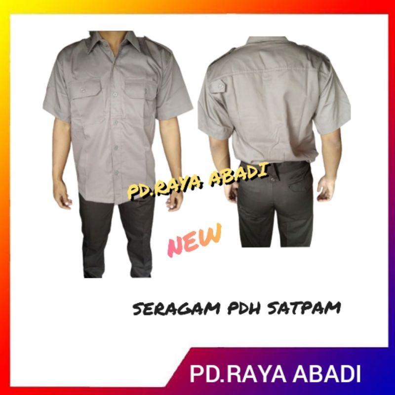Seragam pdh satpam / pdh satpam terbaru / satpam terbaru / pdh satpam baru / seragam pdh satpam baru