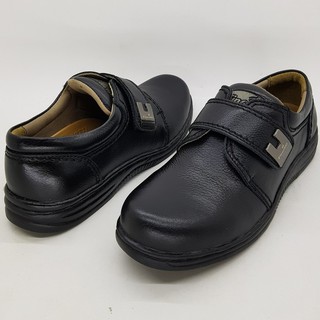 Sepatu formal kulit asli perekat velcro tipe casual Sepatu formal kulit asli perekat velcro tipe casual