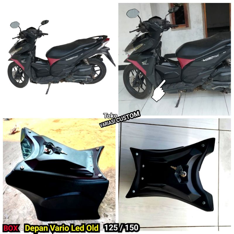 Box honda vario 125 led old aksesoris variasi custom bagus