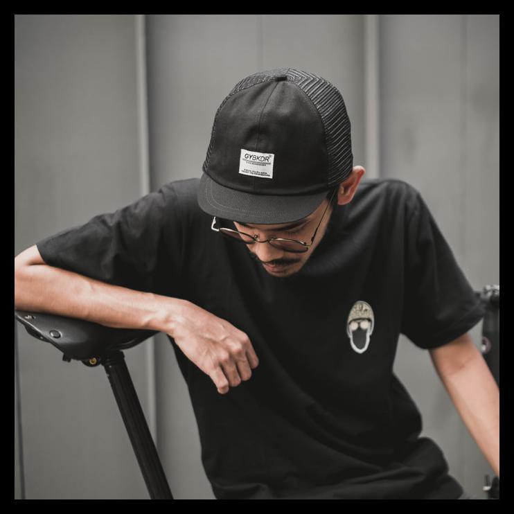 SPECIAL Cycling Cap / Topi Sepeda GYBKDR Black Trucker
