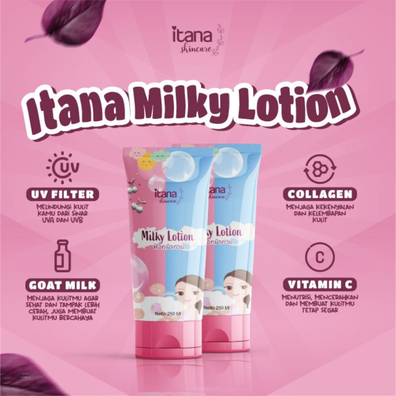 Milky Lotion Itana/Lotion Itana/Handbody Itana/Lotion pemutih