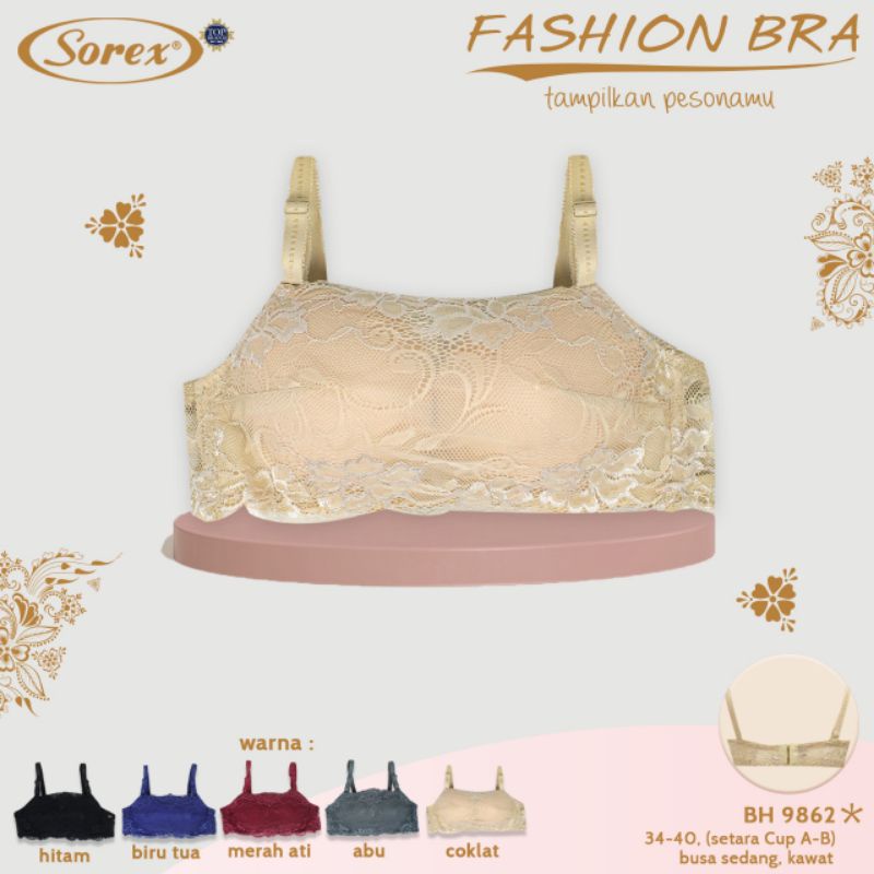 Sorex Fashion Bra kemben 9862 BH bruklat 34-40