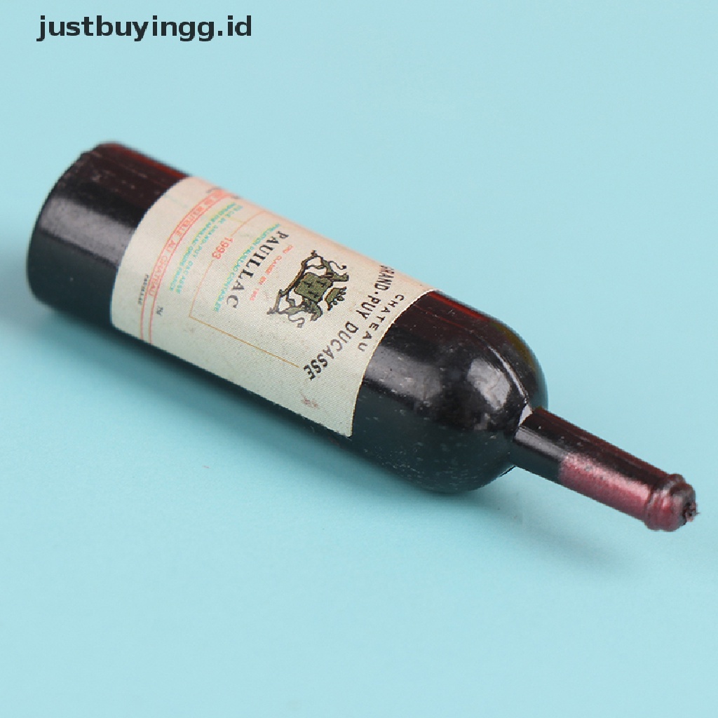 Justbuyingg.Id 10pcs Miniatur Botol Wine Bahan Resin Aksesoris Rumah Boneka