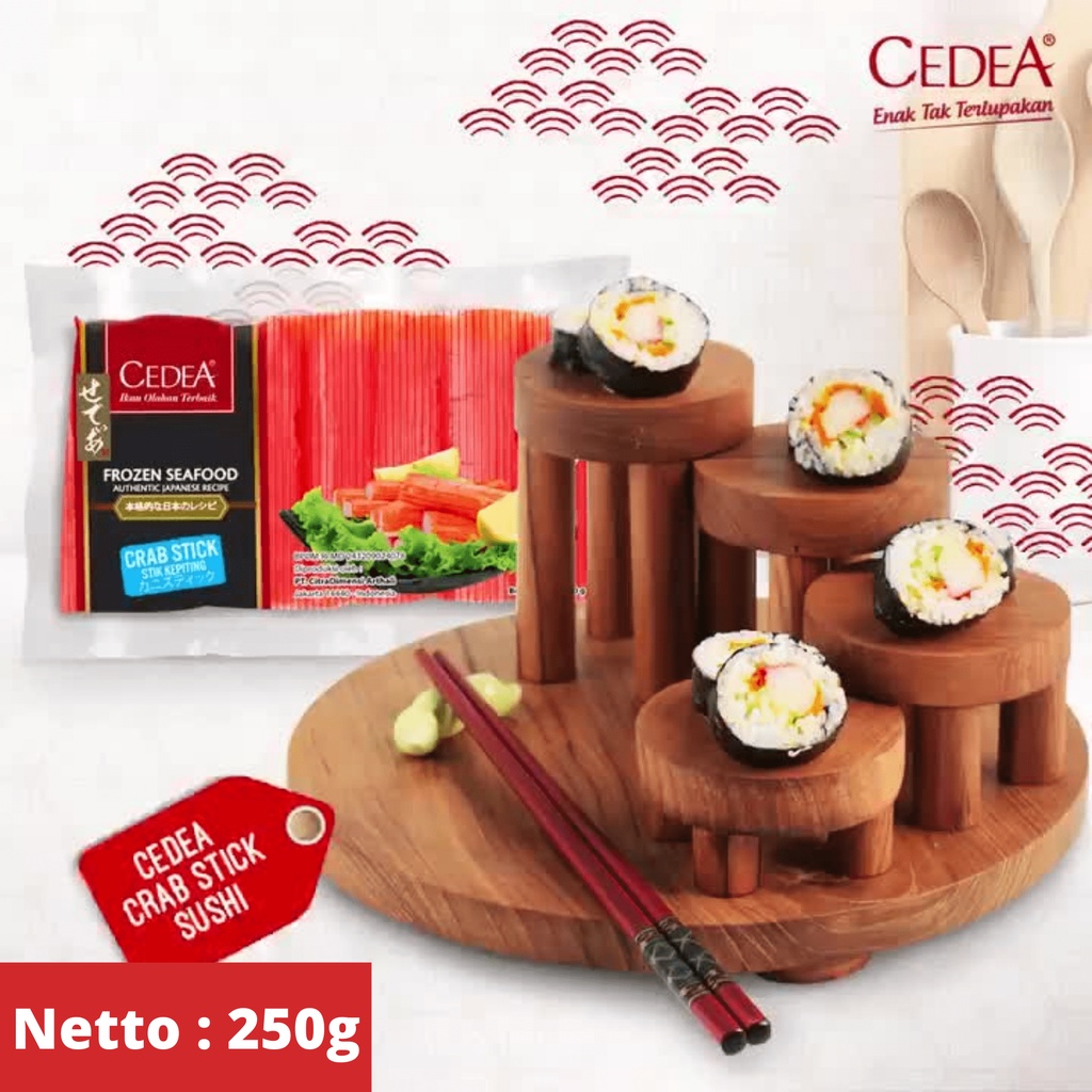 CEDEA Crabstick Stik Kepiting 250 g Halal | Crab Stick Sushi Steamboat