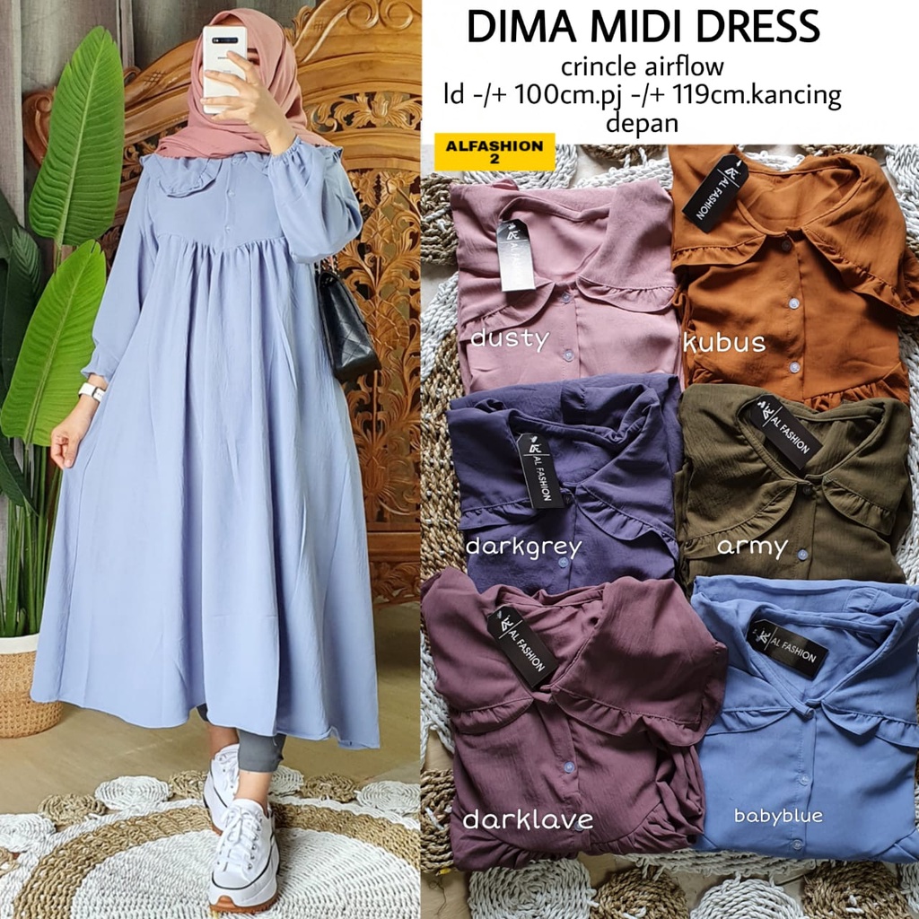 [COD] DIMA MIDI DRESS | ALFASHION