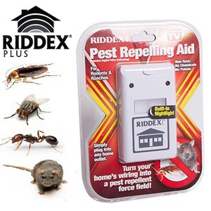 RIDDEX PLUS Pest Repeller - Alat Pengusir Tikus, Kecoak, Nyamuk