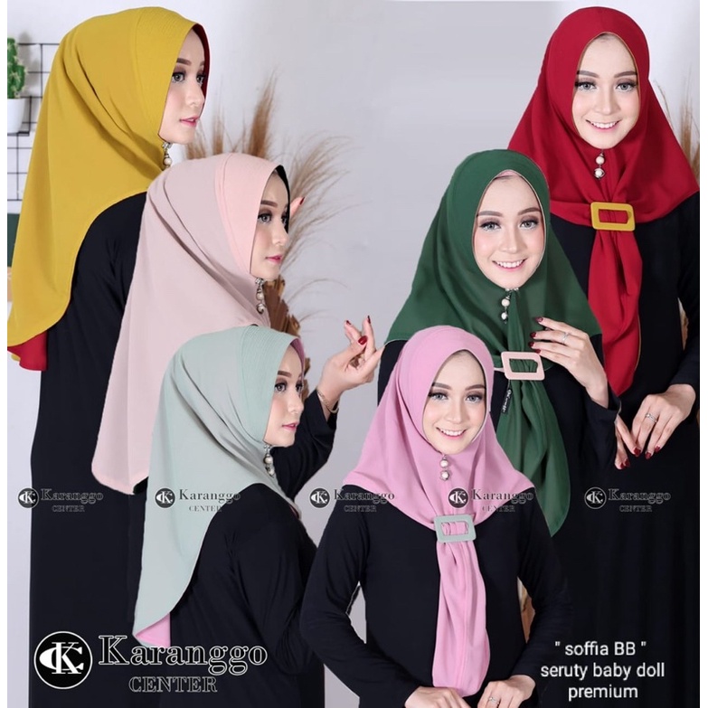 KARANGGO | Khimar SOFIA BB GESPER KOTAK