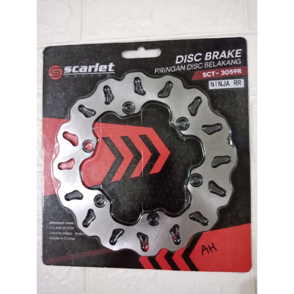 PIRINGAN CAKRAM DISC BELAKANG NINJA RR STANDAR VARIASI SCARLET