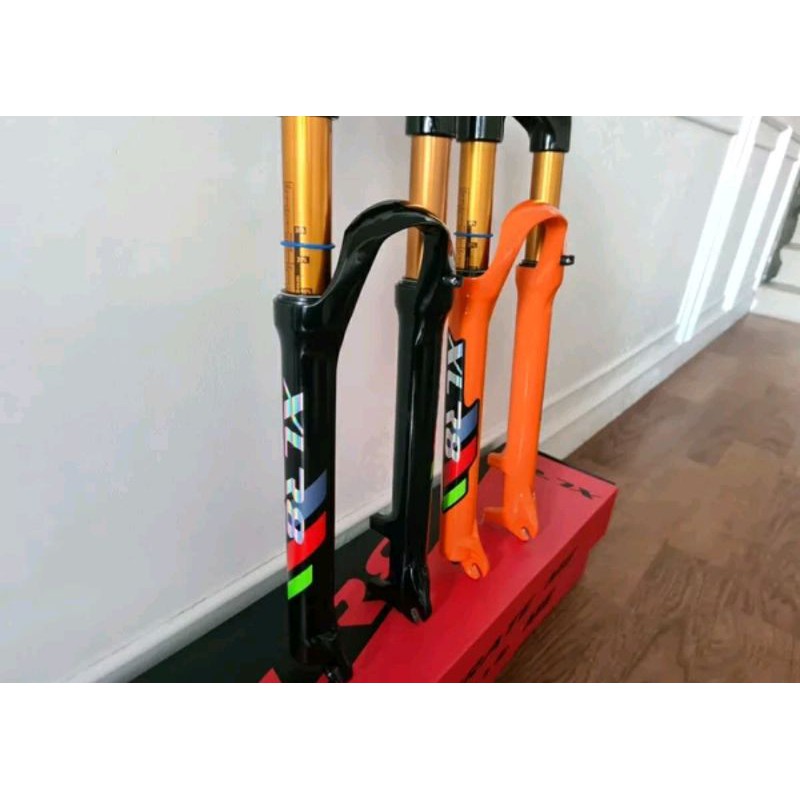 Fork sepeda MTB XLR8 27.5 inch angin air travel 100 mm suspensi . Garpu Sepeda suspensi Air Angin