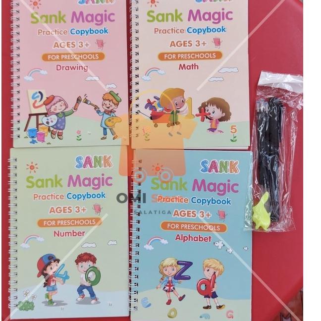 

～ 96G , 1 SET 4 BUKU + PEN DAN HOLDER + 8 REFILL Stok Banyak～