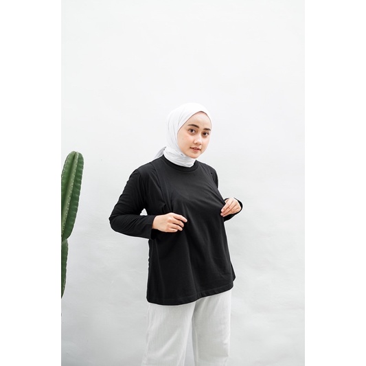 (B&amp;W) Premium Reguler Longsleeve Tees Busui Non Busui